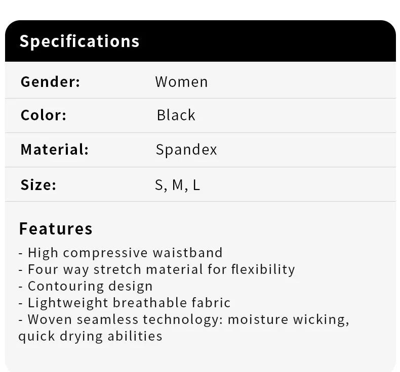 Fitness Shorts for Women High Waist Tight Cycling Yoga Breathable Sports Pants No Awkward Lines - black / L
