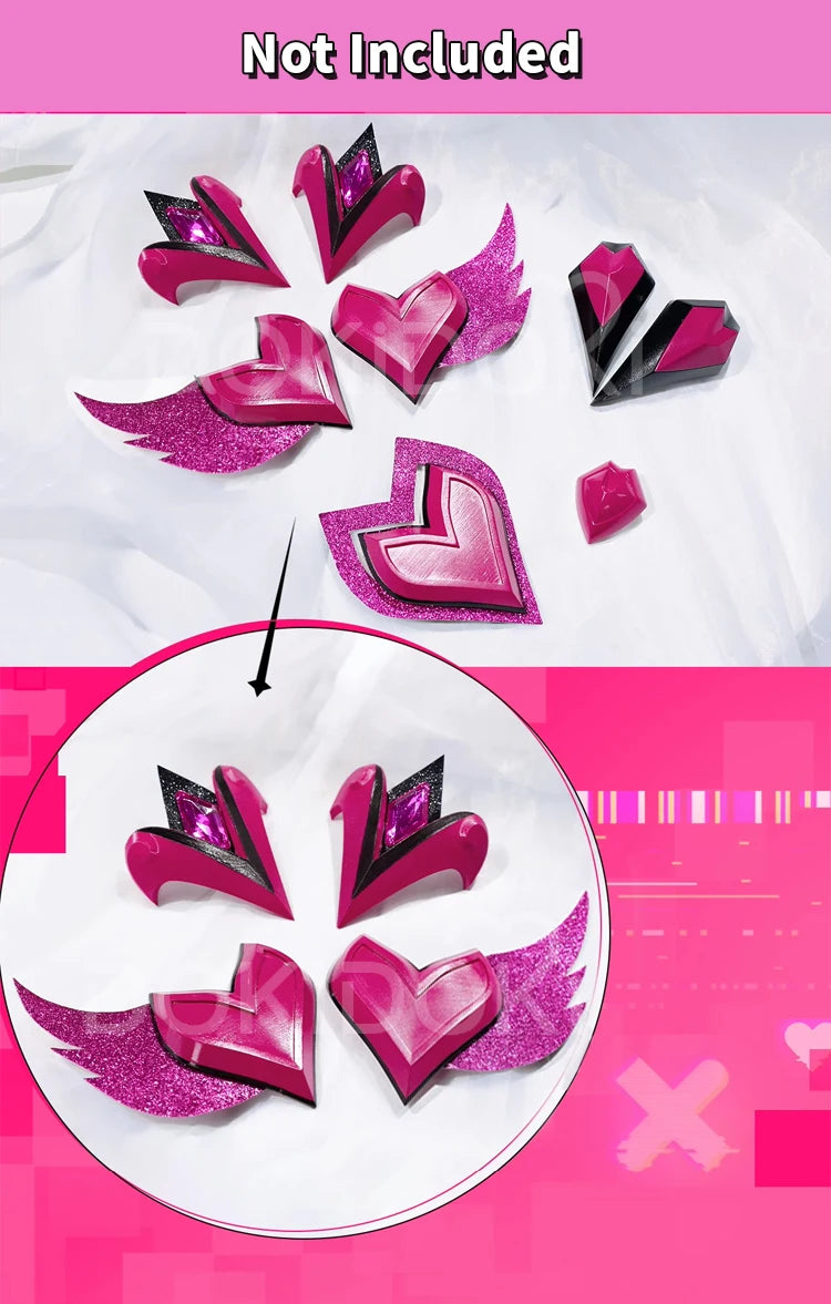 Dva Cosplay Costume Game DokiDoki-R Women Pink Dress Sexy Dva Costume Halloween Cosplay