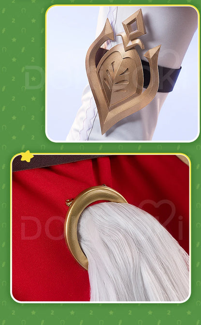 IN STOCK Gold Ship Cosplay Costume Game【XS-3XL】DokiDoki-R Women Cute Red Uniform Gold Ship Cosplay Ears Tail Plus Size