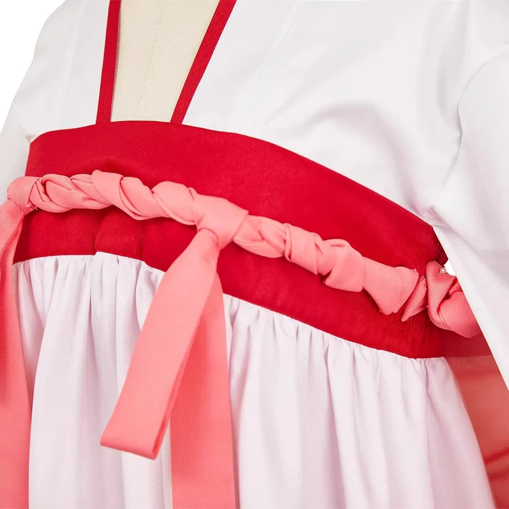 iCoser Anime The Apothecary Diaries Maomao Cosplay Costume Red Pink Dress Kusuriya No Hitorigoto Halloween Party for Women Girls