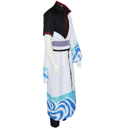 CosZtkhpCN Sakata Silver Time COS Clothing Set Polyester