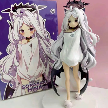 Sunaookami Shiroko Anime Blue Archive Figurine Takanashi Hoshino Action Figures PVC Cute Girl Statue Collection Model Toys Gifts