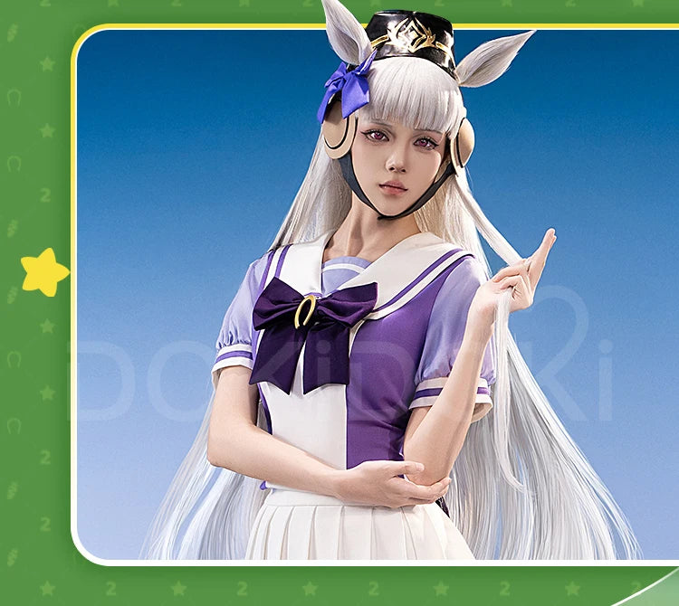 IN STOCK Mejiro McQueen Toukai Teiou Gold Ship Cosplay Costume Game【XS-3XL】DokiDoki-R Halloween Uniform Plus Size