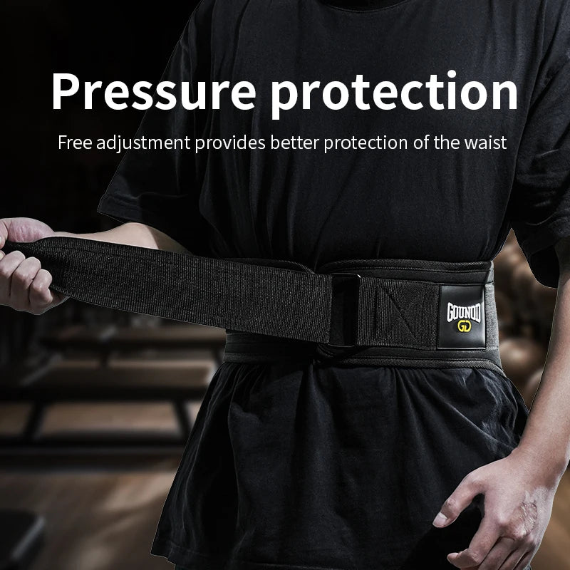 Gounod Weight Lifting Belt Back Support Workout for Squats Deadlifts Powerlifting Cross Training Men Women