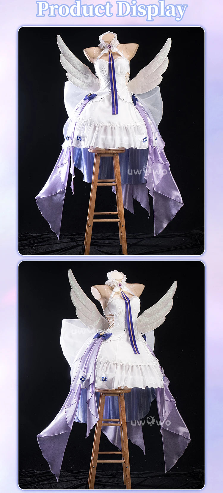 LAST BATCH UWOWO Unicorn Cosplay Game Azurr Lanee Unicorn (Retrofit) Cosplay Costume Dress Halloween Costume