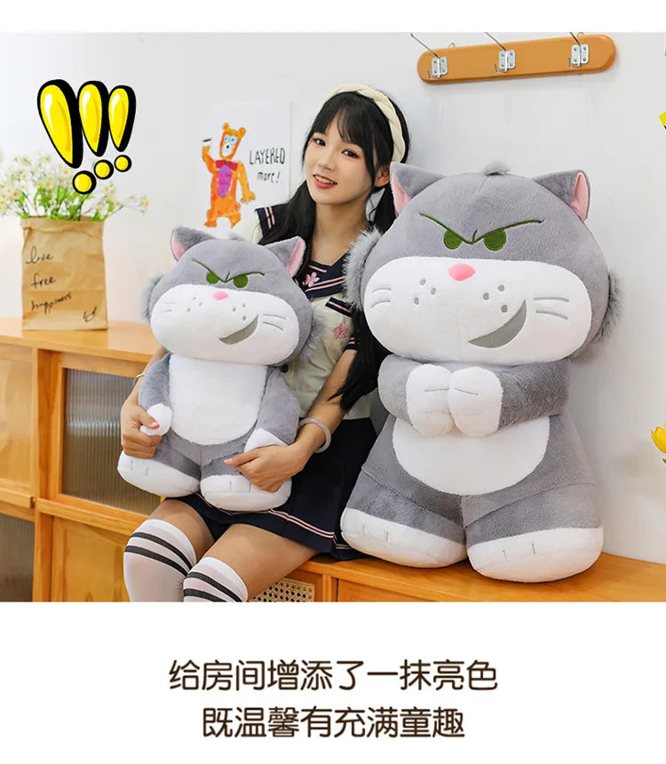 35/50/60cm Big Size Lucifer Disney Anime Plush Stuffed Doll Kawaii Room Decoration Plushie Children Pillow Ornament Holiday Gift