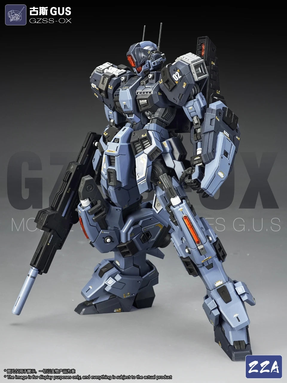 1/100 ZZZA GUS GZSS-OX Series Action Figure Mecha Warrior High Detail Detachable Assembly Model Collectible Toy Christmas Gifts