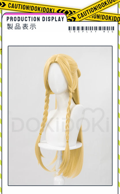 IN STOCK Marcille Donato Wig Anime Delicious in Dungeon Cosplay Wig DokiDoki Women Yellow Long Hair Heat Resistant Free Wig Cap