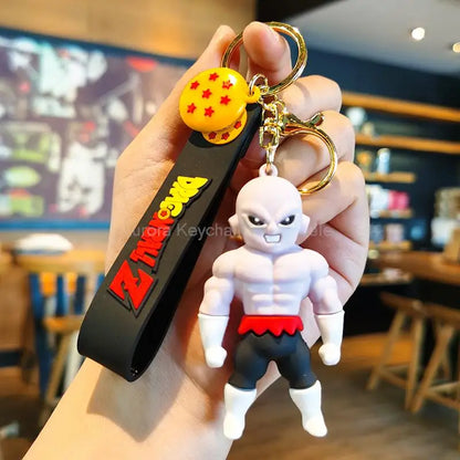 Anime Dragon Ball Keychain Z Super Saiyan Son Goku Bulma Broly Piccolo Majin Buu Series Car Pendant Keyring Kids Toys Gifts