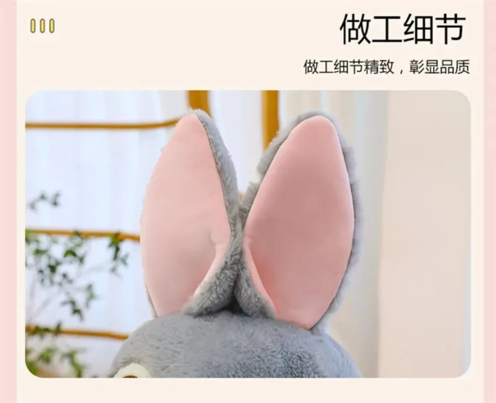 95cm Large Big Size Disney Judy Love Hug Rabbit Cartoon Anime Plush Stuffed Doll Kawaii  Plushies Ornaments Children's Gifts
