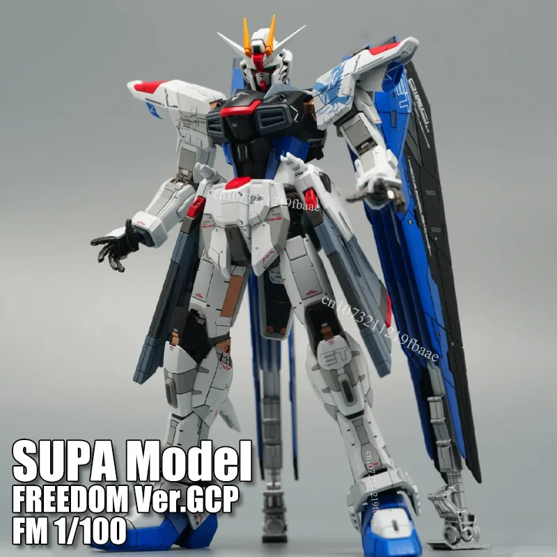 In Stock SUPA Model FREEDOM Ver.GCP FM 1/100 ZGMF-X10A Toy BASE LIMITED SHANGHAI Assembly Model Kit Gifts