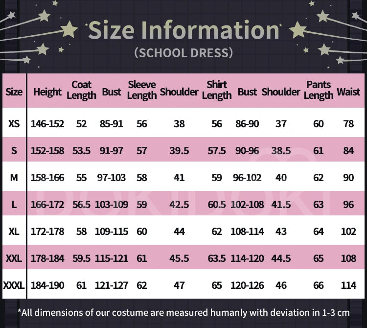 Glinda Elphaba Cosplay Costume Wicked Cosplay【XS-3XL】DokiDoki-N Women Black Pink Dress Glinda Cosplay School Uniform Plus Size