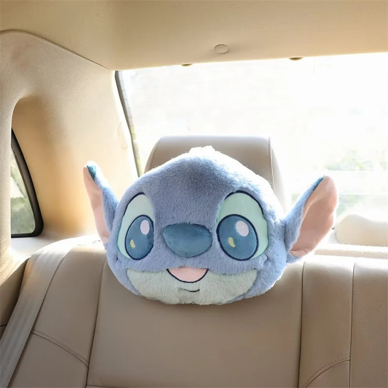 Comfortable Stitch Back Cushion Cuddly Throw Pillow Stuffed Anime Cushion Headrest Car Home Decor Sofa Bed Birthday Gifts
