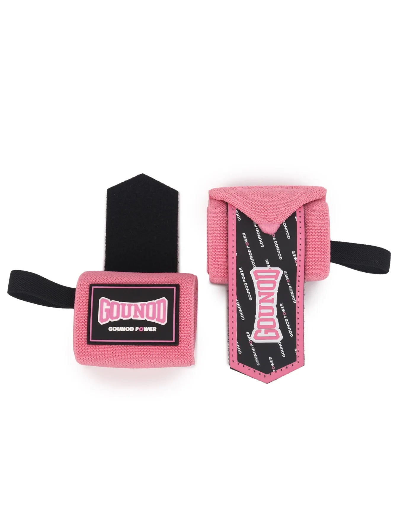 Gounod Sports Winding Wristband for Fitness Weightlifting and Horizontal Bar Training - BLACK