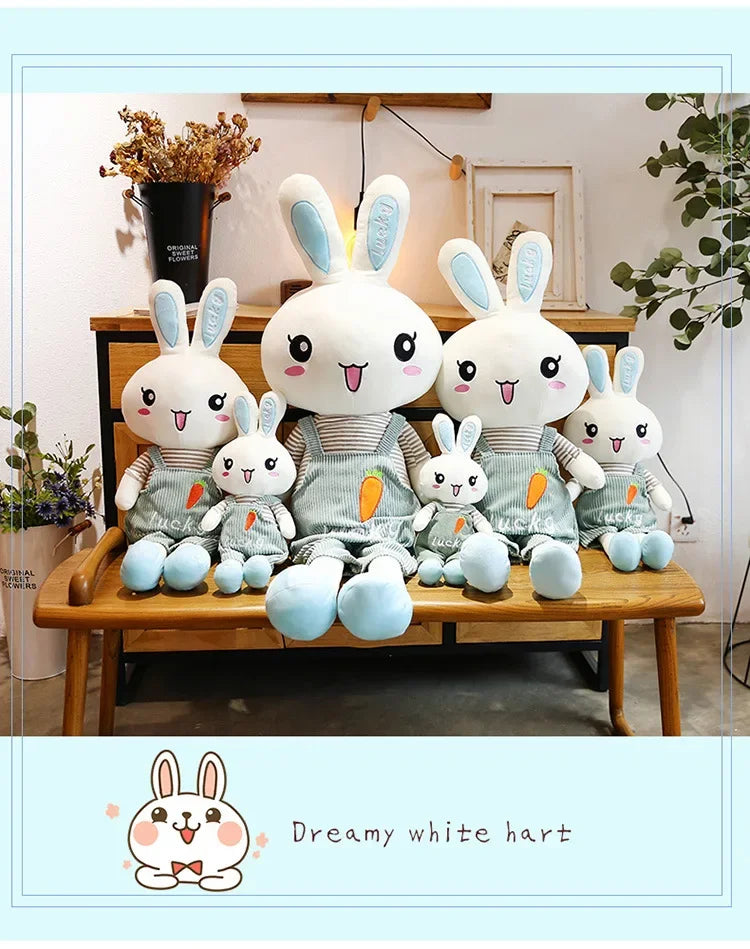 45-130cm Cute Long Legs Rabbit Plush Toy Stuffed Soft Animal Bunny Doll Baby Kids Toys Birthday Gift Christmas Present for Girl