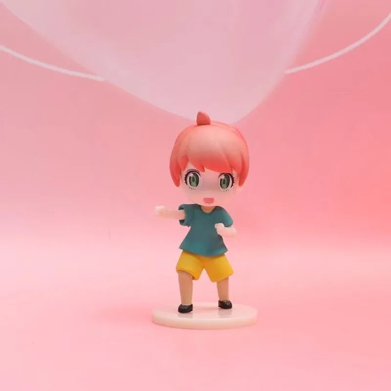 Manga Spy Family Action Figure Sport Student Forger Anya Model Cute Football Figurine Toy PVC Collectible Ornament Birthday Gift
