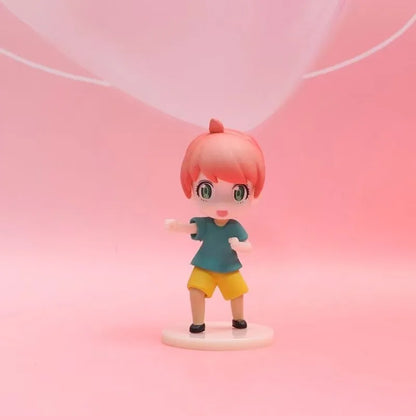 Manga Spy Family Action Figure Sport Student Forger Anya Model Cute Football Figurine Toy PVC Collectible Ornament Birthday Gift