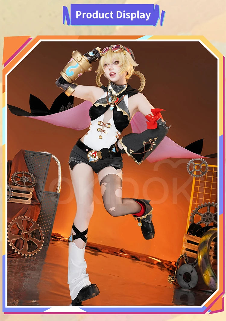 Jahoda Cosplay Costume Genshin Impact Song of the Welkin Moon DokiDoki-R Nod-Krai Jahoda Women Cute Costume Halloween
