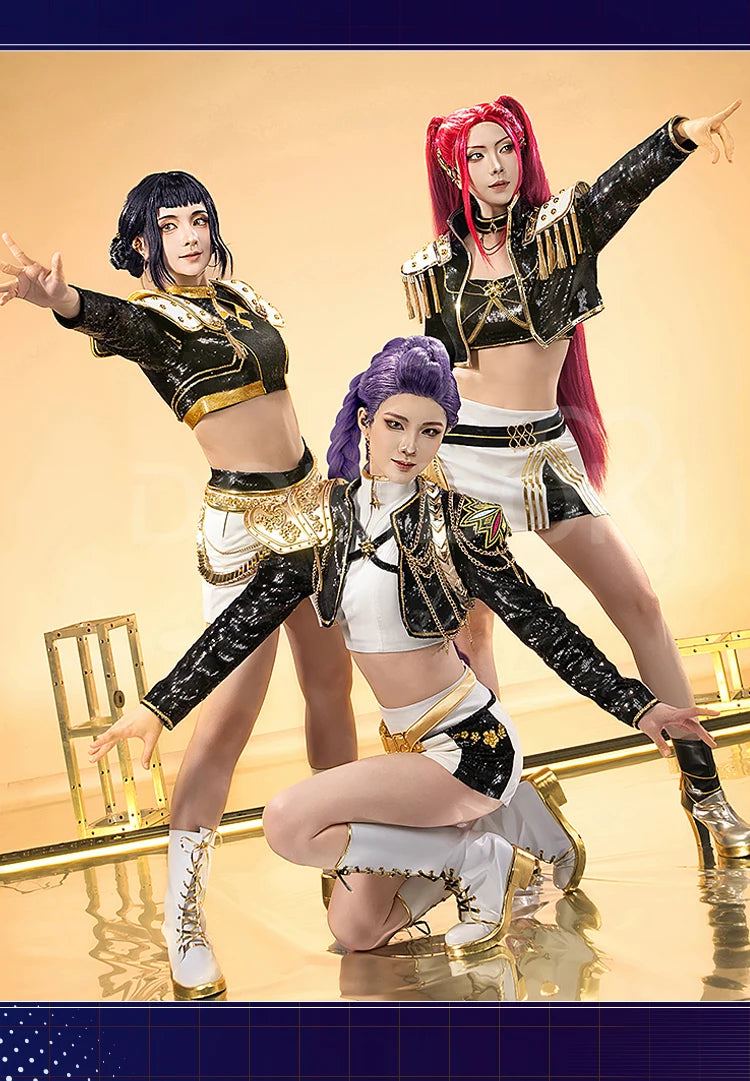 【Last Batch】IN STOCK Rumii Miraa Zoeyy Cosplay Costume【S-3XL】DokiDoki-SR Women Golden Costume Rumii Cosplay Suit Plus Size