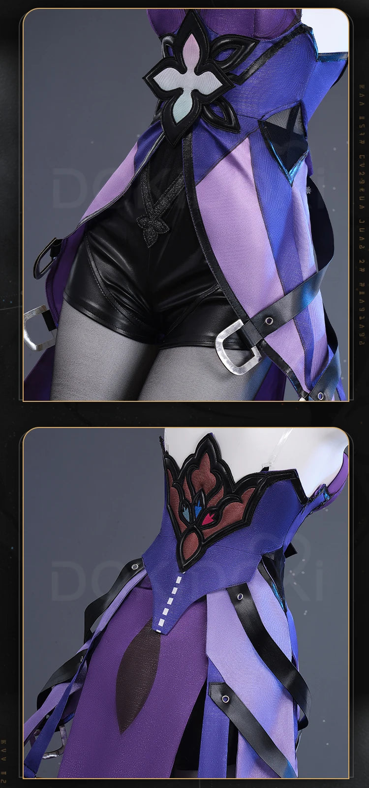 IN STOCK Black Swan Cosplay Costume Game Honkai: Star Rail【XS-3XL】DokiDoki-N Honkai Women Costume Black Swan Cosplay Plus Size