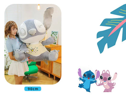 45/60/75cm Big Size Disney Stitch Anime Plush Stuffed Doll Lilo & Stitch Room Decoration Plushies Pillow Ornaments Holiday Gift