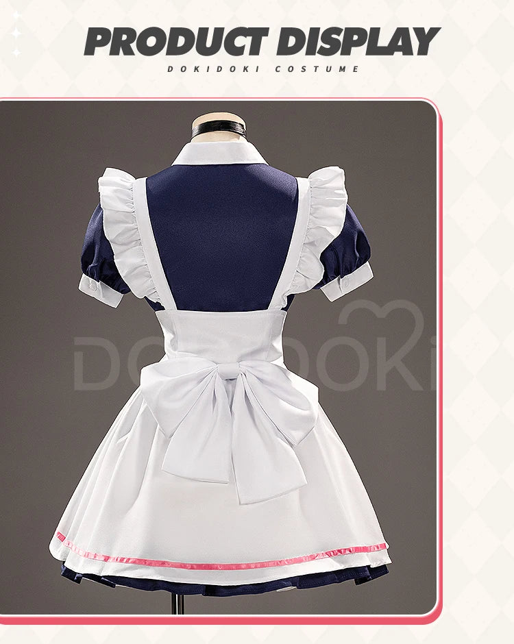 IN STOCK Ayase Momo Maid Cosplay Costume Anime Dandadan【XS-3XL】DokiDoki-N Women Maid Cute Dress DAN DA DA Momo Ayase Plus Size