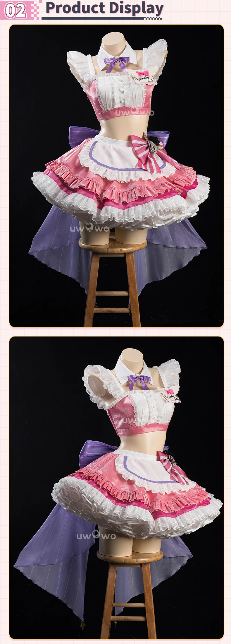 PRE SALE UWOWO Dorothy Cosplay Game NIKKEe Dorothy Café Maid Dorothy Cosplay Costume Halloween Costume