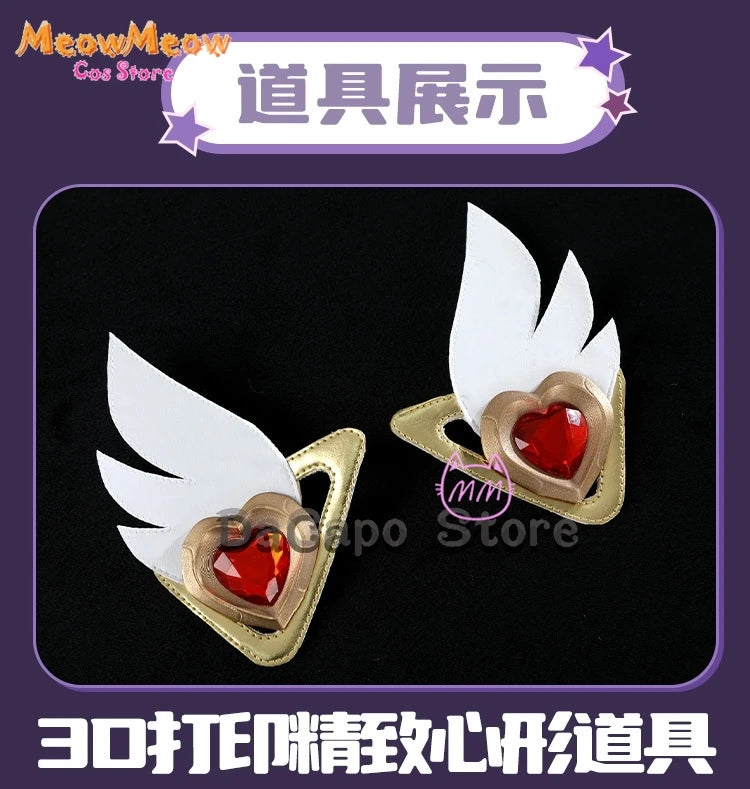DokiWatch Kiriko Cosplay Set Polyester Overwatch 2