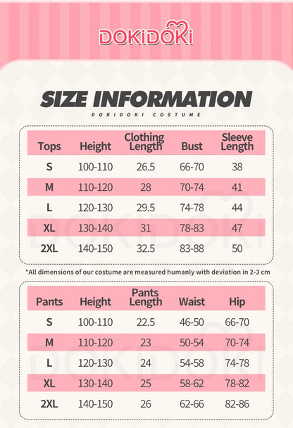 【Last Batch】IN STOCK Rumii Zoeyy Miraa Cosplay Costume【XS-3XL】DokiDoki-N Women Costume Wig Family Rumii Cosplay Plus Size