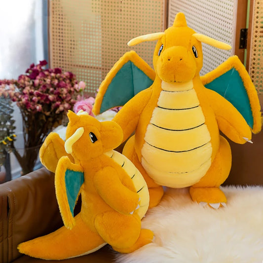 Pokemon Dragonite Plush Toy  Large Size Rabbit Plush 45/60/80cm Pokémon Plushie Animal Soft Stuffed Kawaii Toy Gift for Children