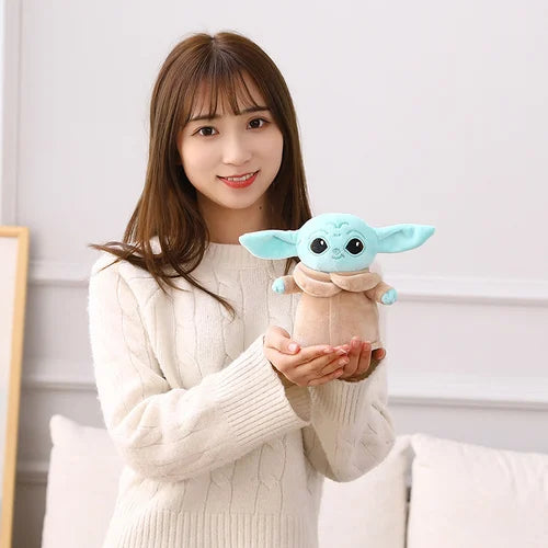 18cm Disney Yoda Baby Plush Toy Master Aliens Stuffed Anime Cartoon Baby Dolls Fill Toy Kawaii Gift Decorations Girls Kids Gift