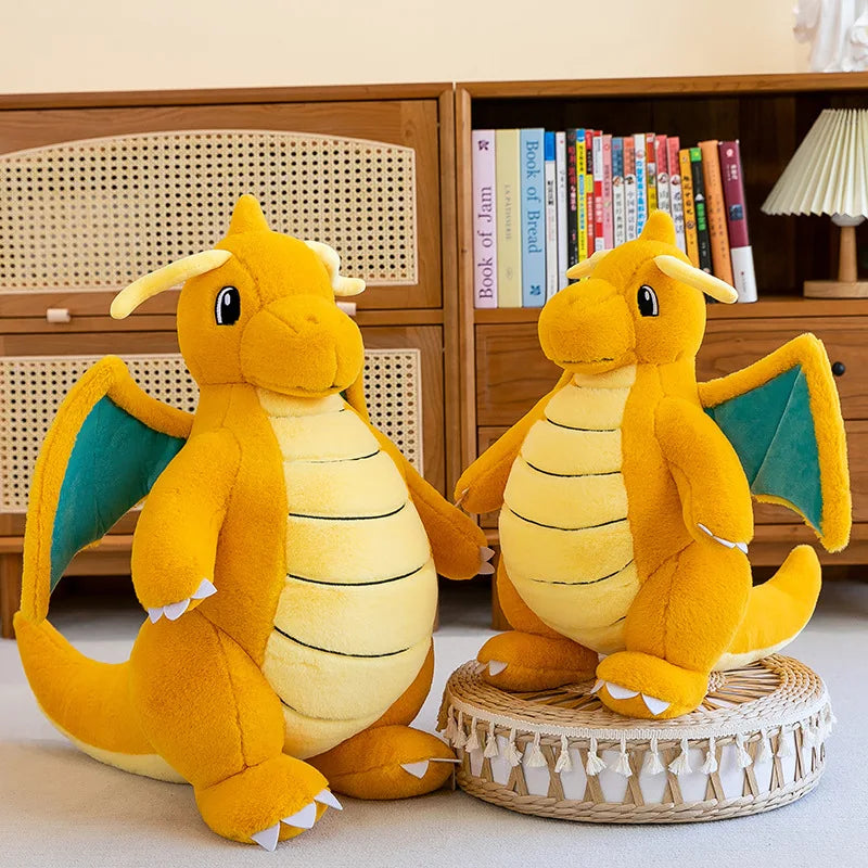 Pokemon Dragonite Plush Toy  Large Size Rabbit Plush 45/60/80cm Pokémon Plushie Animal Soft Stuffed Kawaii Toy Gift for Children