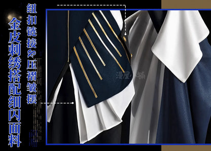 Arknights Aefanyl Logos Cosplay Costume Wig Uniform Earrings Radiant Serenity Ambience Synesthesia Halloween Women Men Carnival