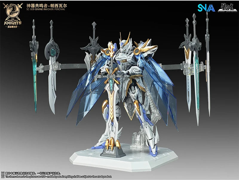 In Stock SNAA Model DIVINE INVOKER PERCIVAL 1/144 Assembly Model Kit The Round Table Knights Action Figurine Model Toy Gifts