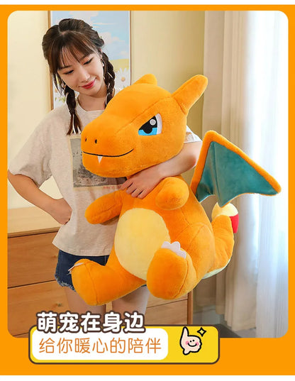 35/45/65CM Pokémon Plush Toy Charizard Plushies Cartoon Anime Stuffed Kawaii Ornamen Comfortable Soft Doll Children Toy Gift