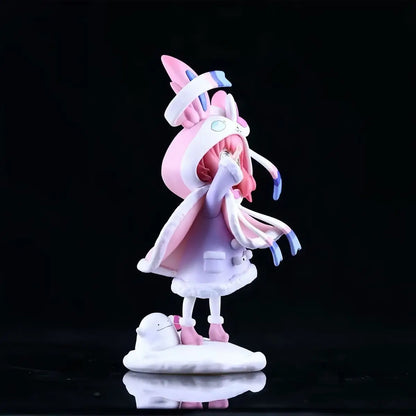 20cm Spy×Family Anime Figure Anya Forger Figure Cos Sylveon Eevee Figurine Gk Statue Model Doll Collection Room Decora Toys Gift