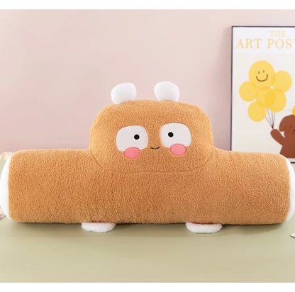 New Cute Car Cushion Office Seat Lumbar Support Creative Sofa Pillow Multifunctional Foot Cushion Nap Pillow