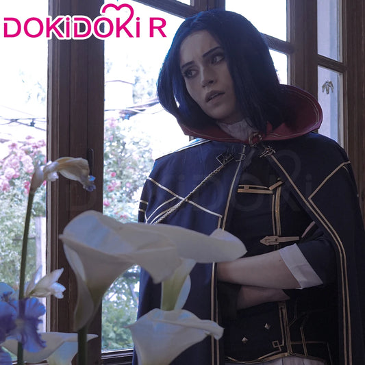 IN STOCK Caitlynn Cosplay Costume Anime Cosplay【S-3XL】DokiDoki-R Women Uniform Cloak Caitlynn Costume Plus Size