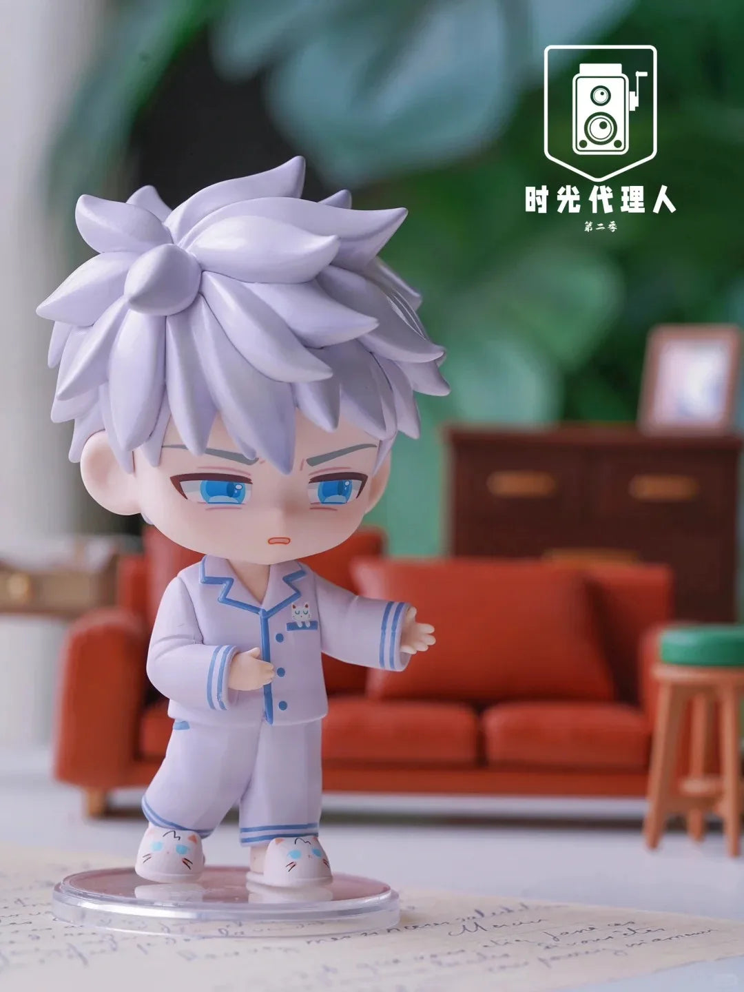 Link Click Season 2 Back In Time Series Cartoon Lu Guang Chen Xiaoshi Li Tianchen Li Tianxi Qiao Ling Figure Model Toy Kids Gift