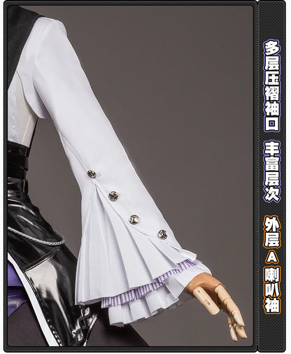 Zenless Zone Zero Vivian Cosplay Costume Wig Dress Uniform Headwear Mockingbird Carnival Halloween Party for Women Girls Props