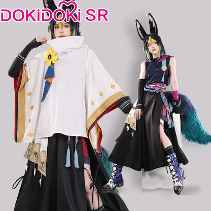 IN STOCK Tighnari Doujin Cosplay Costume Game Genshin Impact DokiDoki-SR Tighnari Cosplay Halloween Casual Wear Tighnari Sumeru