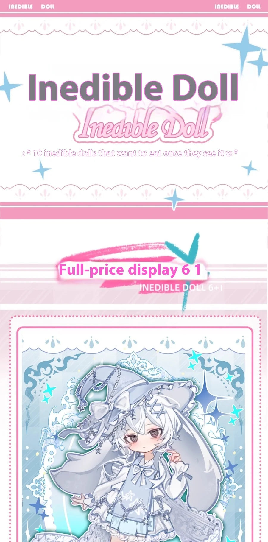 Non-edible Collectible Doll Moon Jumping Time Rabbit Treasure Series 12 Points BJD Blind Box Action Toy Figure Display Piece