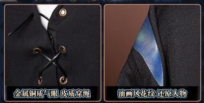 Identity V Clear Rationality Cosplay Costume Wig Composer Frederick Kreiburg Uniform Headwear Halloween for Women Men Carnival