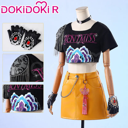 【Last Batch】IN STOCK Rumii Zoeyy Miraa Cosplay Costume【XS-3XL】DokiDoki-R Women Yellow Suit Rumii Miraa Costume Plus Size