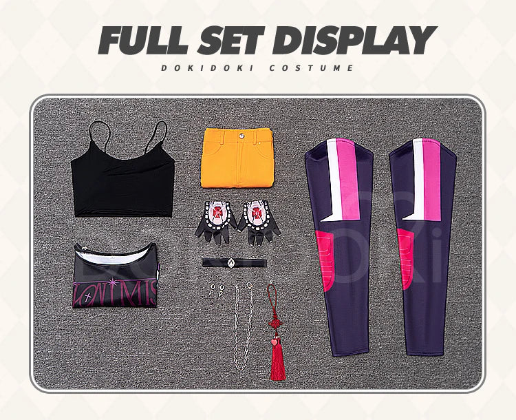 IN STOCK Rumii Zoeyy Miraa Cosplay Costume【XS-3XL】DokiDoki-N Women Yellow Suit Rumii Costume Halloween Cosplay How It's Done