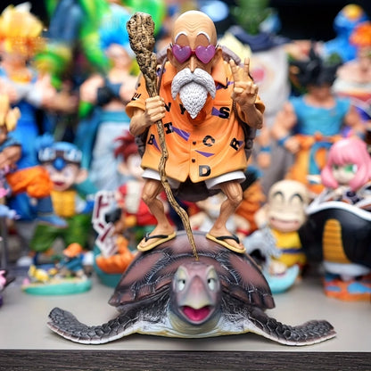 23.5cm/9.25in Anime Dragon Ball Z Kame Sennin Figure DBZ Master Roshi Action Figures PVC Statue Collection Model Toys Gifts