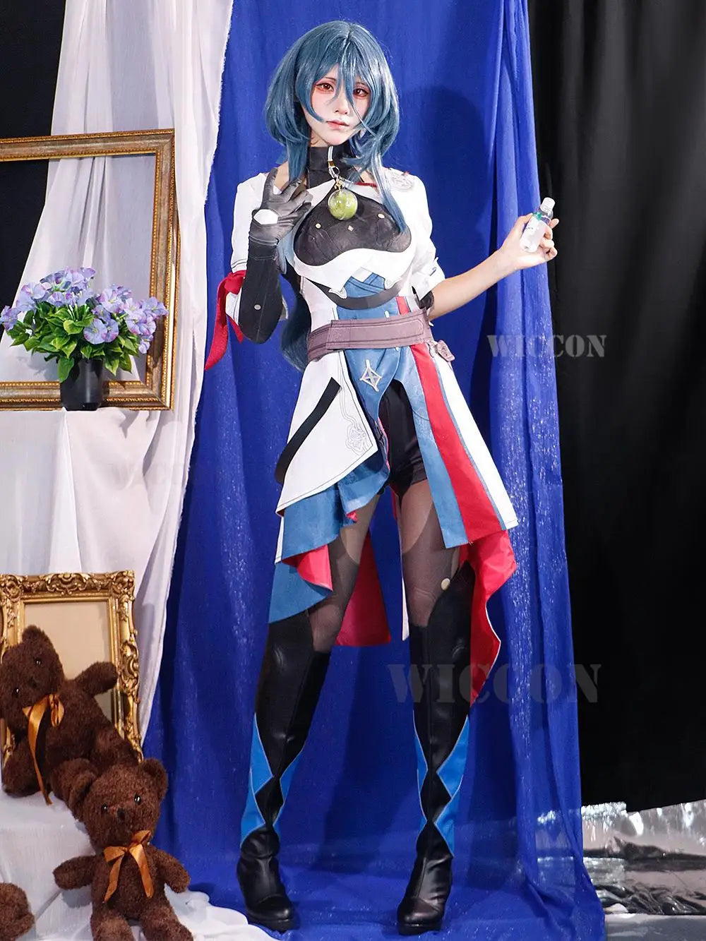 Honkai Star Rail Natasha Cosplay Costume Set Polyester
