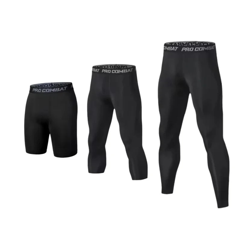 5-Point Slim Fit Men’s Fitness Pants Quick Drying Lightweight Running Sportswear