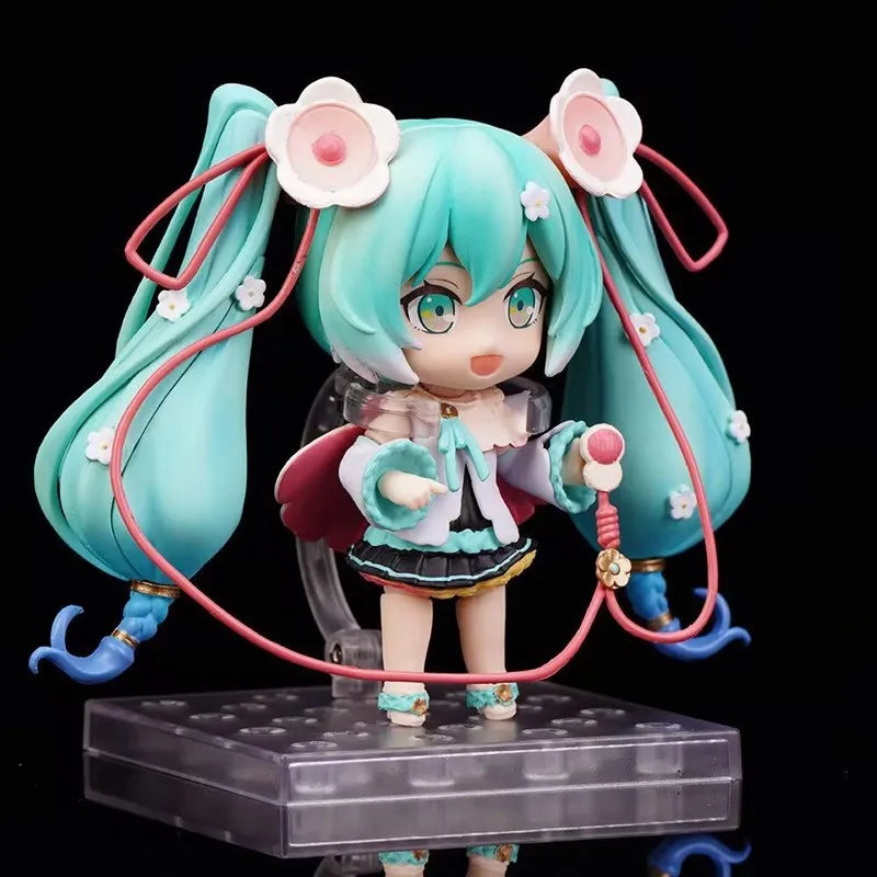 10cm #1939 Hatsune Miku Anime Figure Virtual Idol Singer #1940 Miku Action Figure PVC Collection Model Doll Christmas Toys Gifts