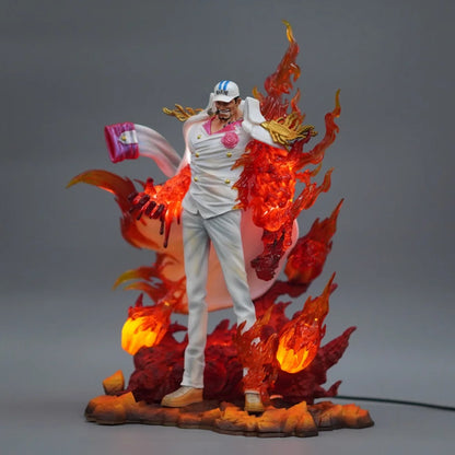 34cm Anime One Piece Sakazuki PVC Action Figure Statue Desktop Ornament Model Toy Gift